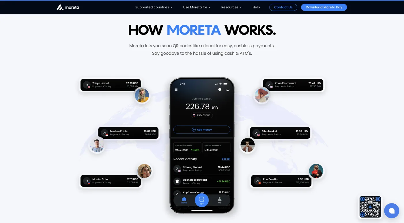 Moreta Pay app