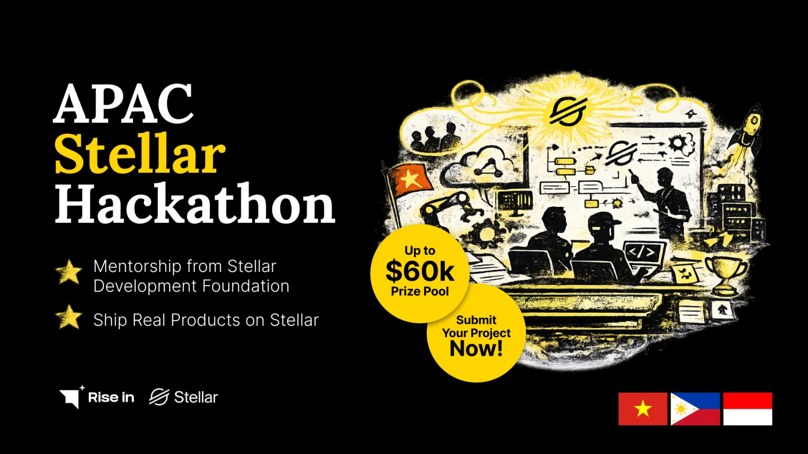 Rise In and Stellar Launch APAC Hackathon