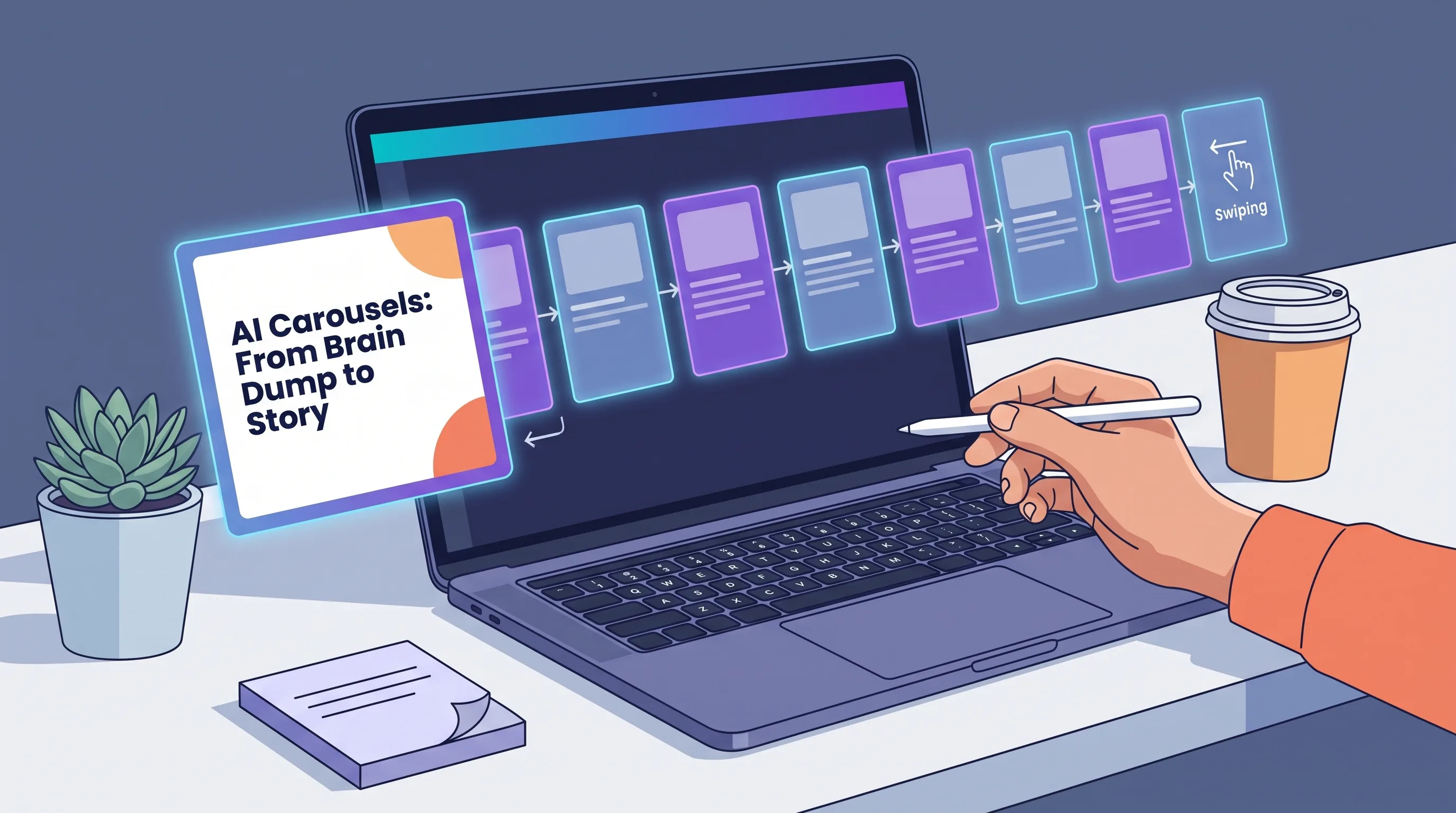 AI Carousels: How to Turn One Idea Into Content People Actually Want to Swipe Through